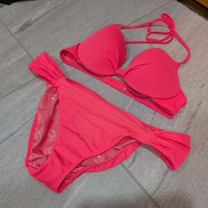 Vibrant Pink Women's Bikini Set